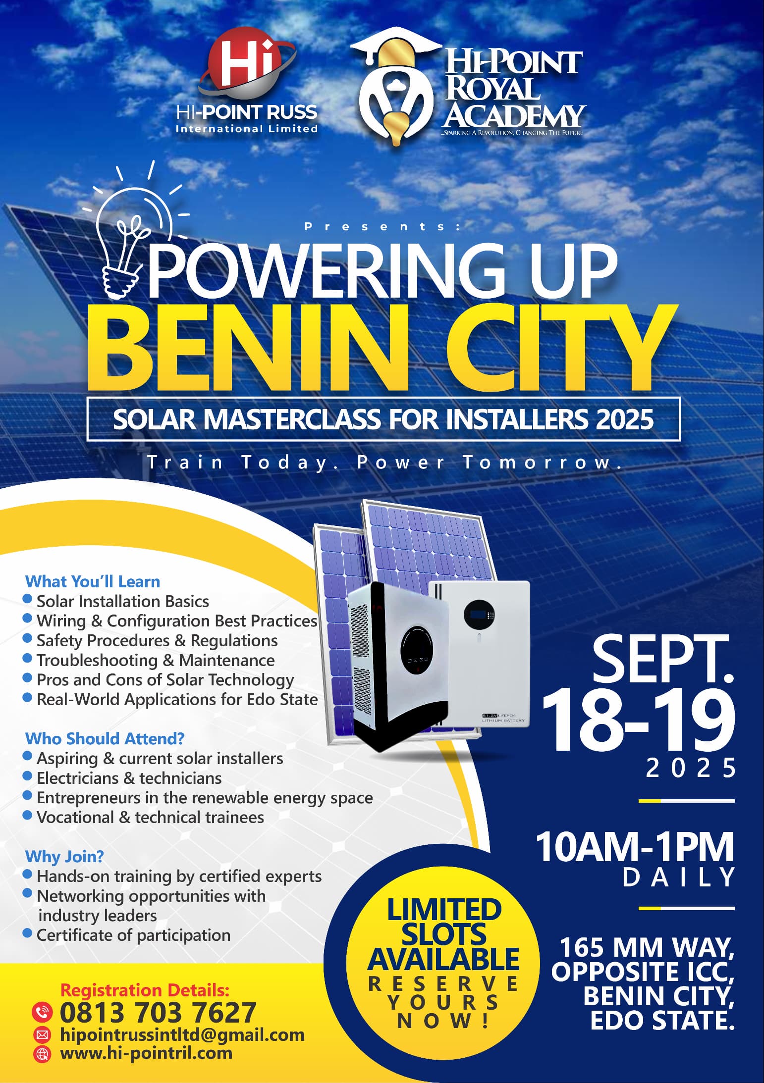 benin training